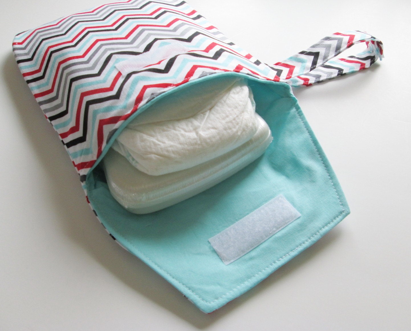 Diaper Clutch - Zig Zag - Travel Case
