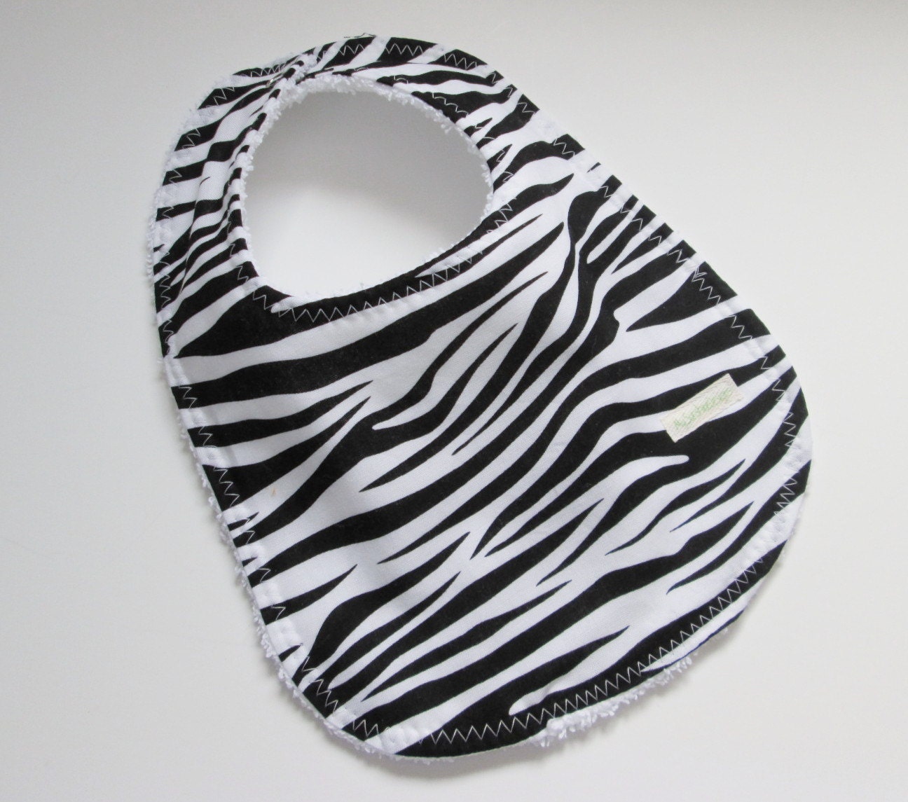 Baby Bib - Zebra Print
