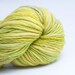 LemonCurd, Big Skein, HandSpun and Hand dyed Wool, Single, Bulky, 175 yards
