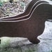 Handmade Dachshund Wooden Blank Book