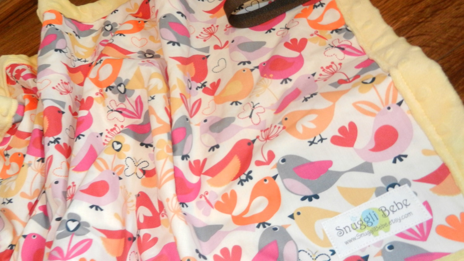 Deluxe Stroller Blanket Changing Pad -- Tweet Tweet Birdies