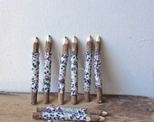 Twig Pencils with Fabric