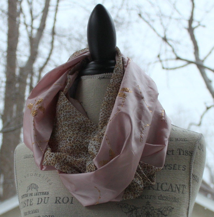 sparkly and wild infinity scarf