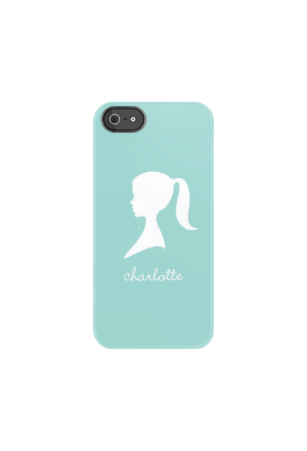 Personalized iPhone Case - SIGNATURE SILHOUETTE Collection - choice of color