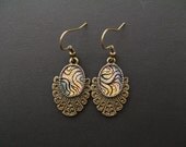AMBROSIA AFFORDABLES 14 x 10 mm Light Pink Green Gray Black Gold