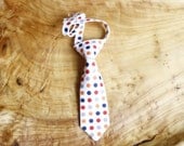 Kenny Polka Dot Photography Prop Neck Tie 3-24 Months - Baby Boy Props, Toddler Props, Photography Props, Adjustable Tie, Necktie