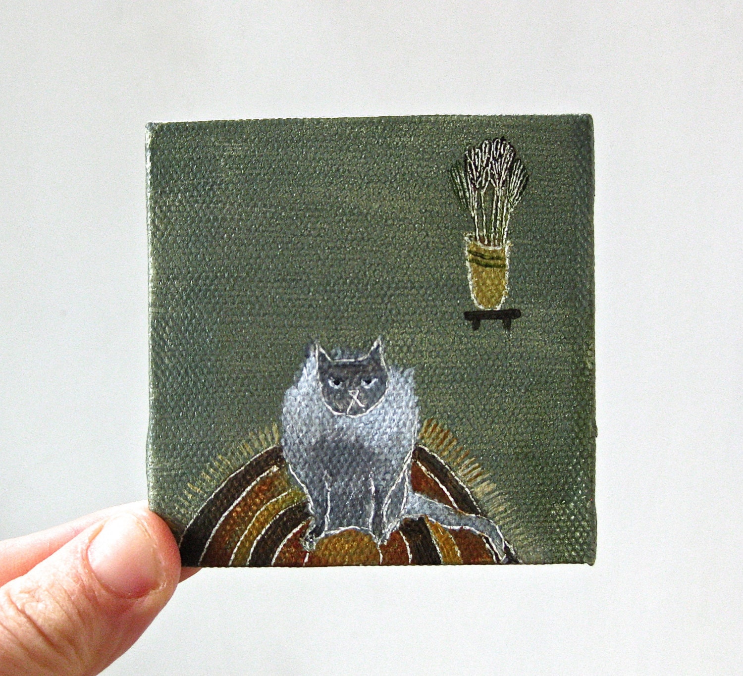 fluffy / original painting on canvas