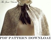 Capelet Knitting PATTERN, Ireth Carnesir, PDF DOWNLOAD