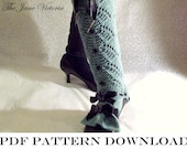 Legwarmers Knitting PATTERN, Isil Saralonde, PDF DOWNLOAD