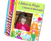 Mermaid Magic Girls Photo PICTURE FRAME for Kids Bedroom Baby Nursery