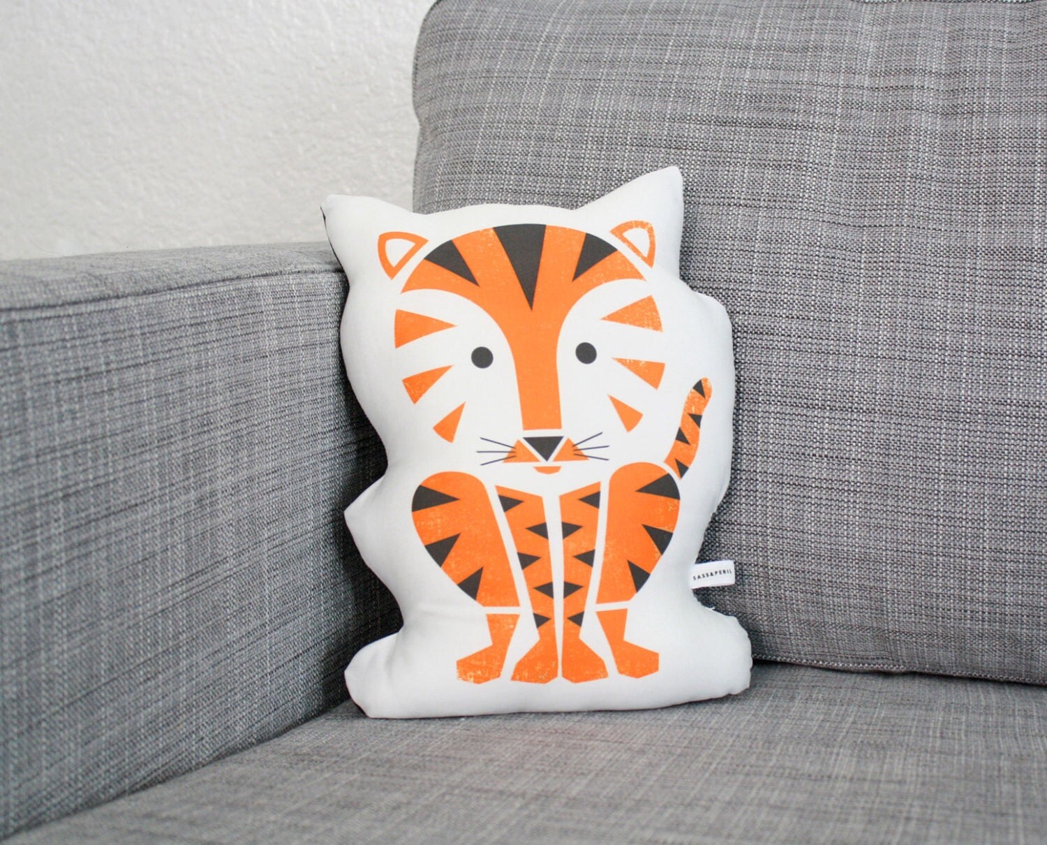 Tiger Pillow, Toy, Organic, Stuffed Animal, Jungle