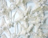 Starfish  Wedding Favor Ornament - Glitter Crystal Star