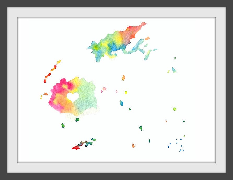 i love fiji: 8.5x11