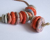 Beautiful necklace... ceramic beads... May 54