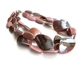 Bib, Bold, Antique Rose Chunky Necklace
