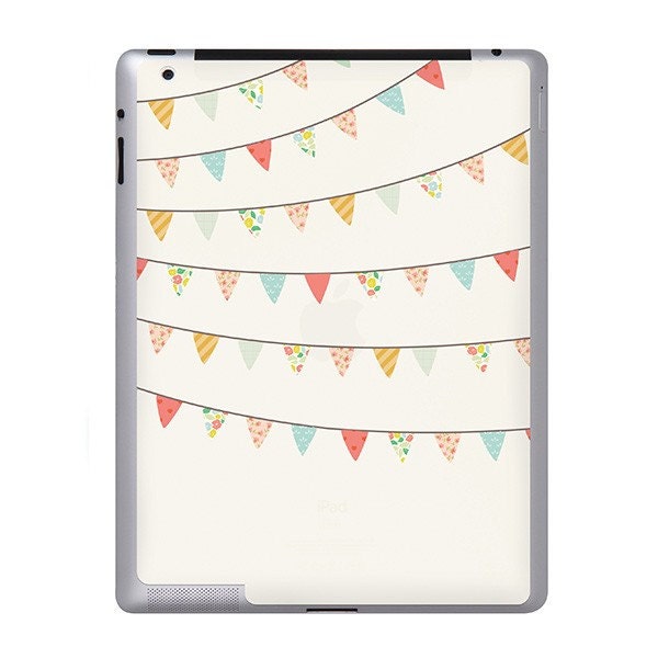 Ipad Decal (skin) - Pretty Bunting