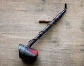 Hey There Sherlock - Vintage Wooden Pipe With Tassel - Made in France - Men - Rustic - Collectible - Home Decor - For Him - Brown