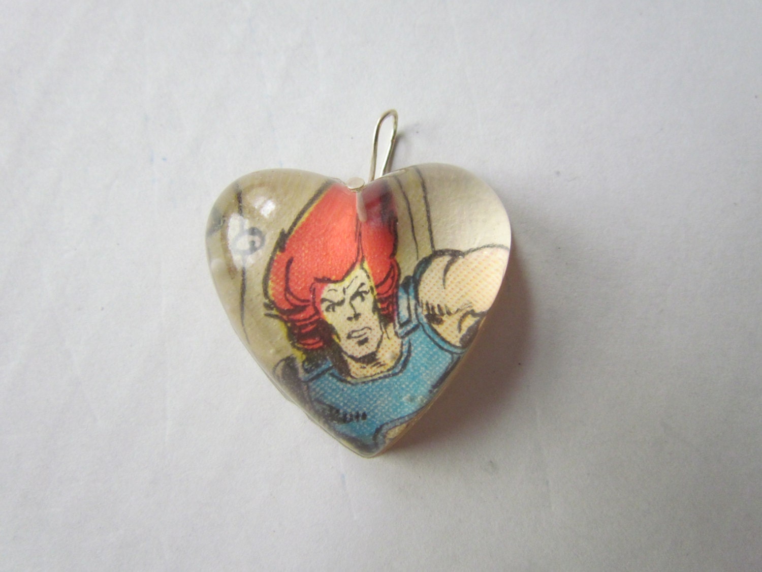 Lion-O Resin Heart Necklace