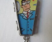 Clark Kent Secret Identity Necklace