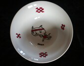 Hand paint porcelain bowl