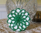 Myrtle Green Chignon or Bun Cover - Small