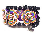Coil Beaded Bracelet HULA DANCE Beading Divas Fundraiser