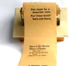 Funny Vintage Toilet Paper Bathroom Wall Hanging