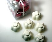 Bath Truffle Bombs Valentines Love Box gift of 6 fizzy melts scent of your choice