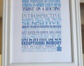 Autism Awareness Subway Art - Donation to Autism Speaks