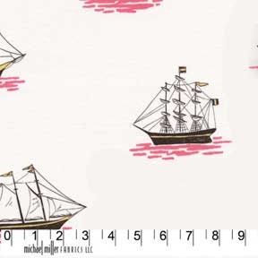 My Favorite Ship Blossom Sarah Jane Michael Miller Fabric 1 yard, yardage available