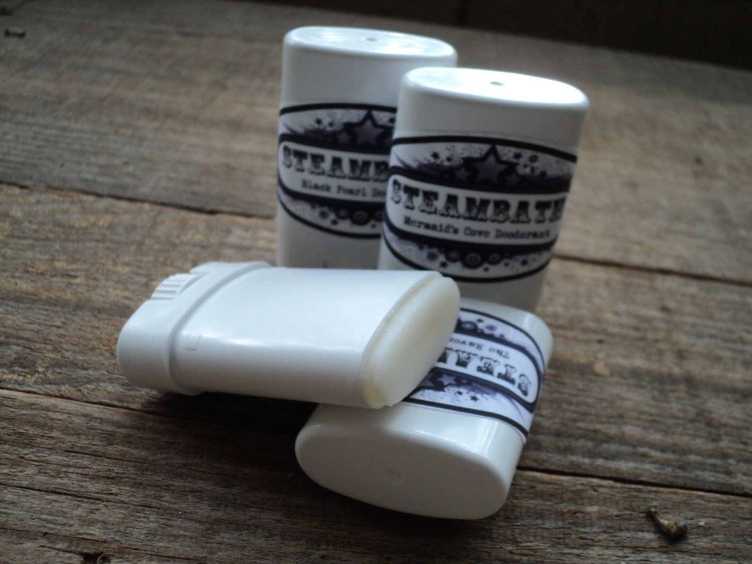 SAMPLE Size Natural Deodorant - Mermaid Cove - mango, raspberry and lemon- .5oz FREE domestic shipping