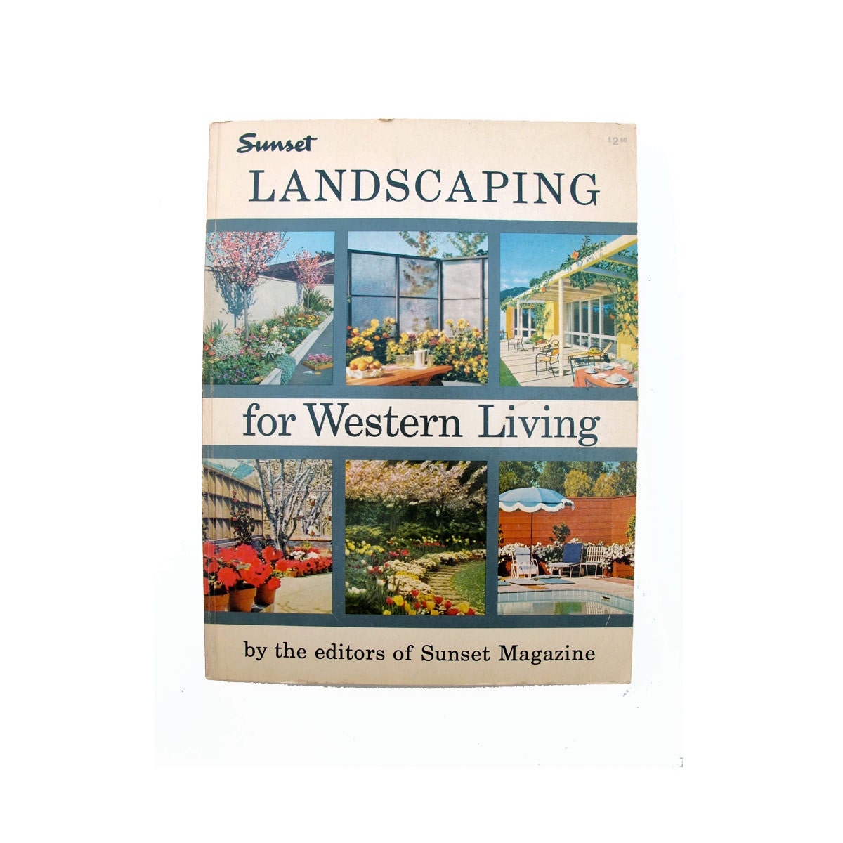 60s Landscaping Reference Book Sunset Magazine Landscaping for Western Living first edition 1967