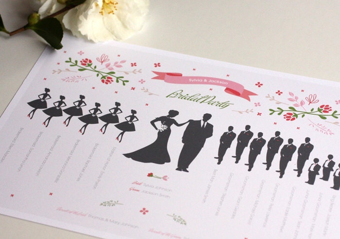 Printable Wedding Program