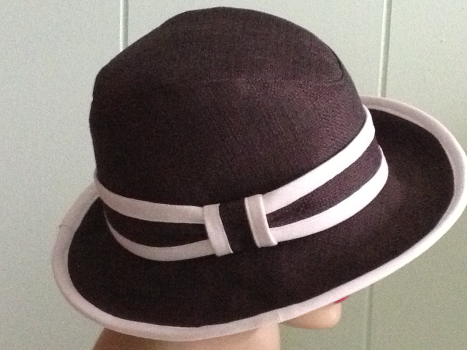Fedora in Charcoal ..Wide Brim