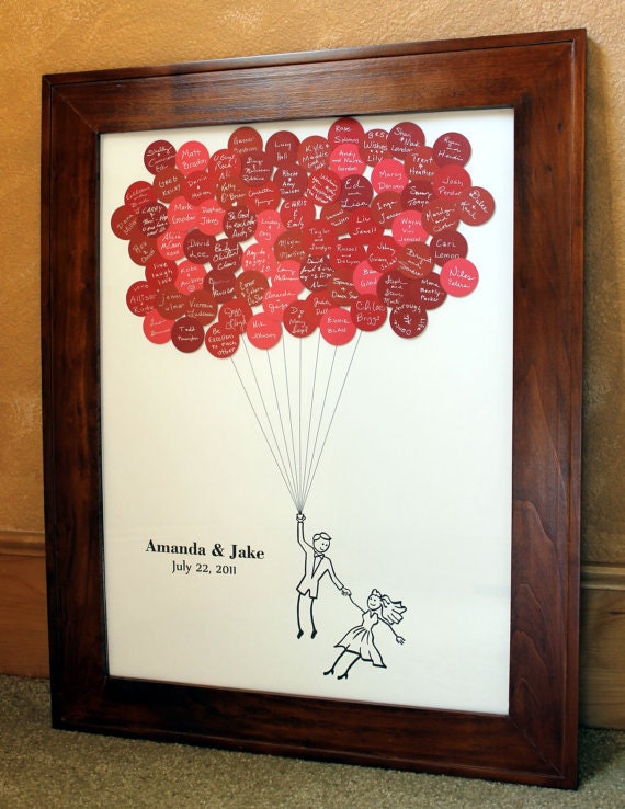 Wedding Guest Book Balloons for up to 100 Guests