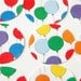 Childrens' Birthday Party Balloons Stickers Envelope Seals Red Orange Green Blue Set of 12