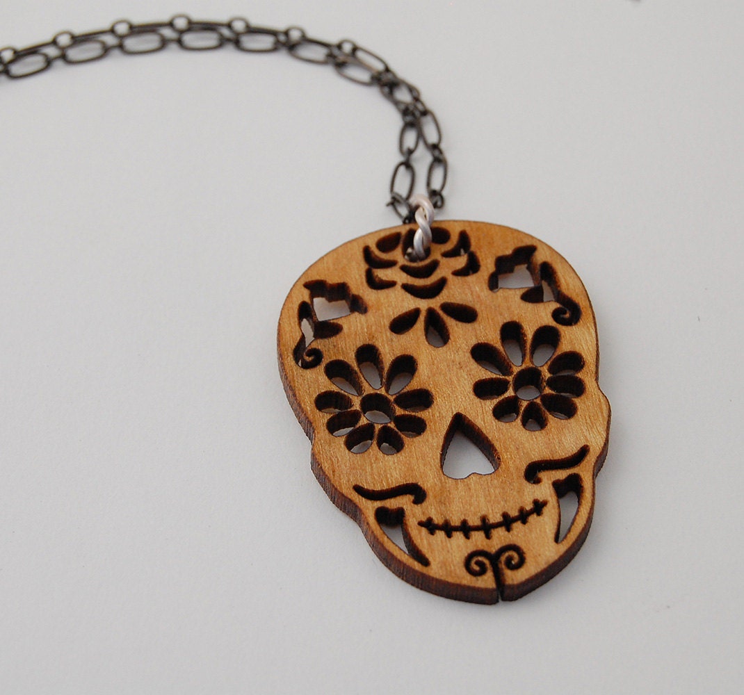 Curly Maple Sugar Skull