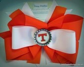 Tennessee Vols bottle cap hair bow