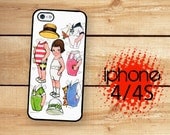 iPhone 4S Case Vintage Paper Doll Cousin Peter Doll  Rubber Trim Fits iPhone 4 or 4S