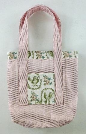 Pink Stampin' Up Medium Fabric Tote Bag