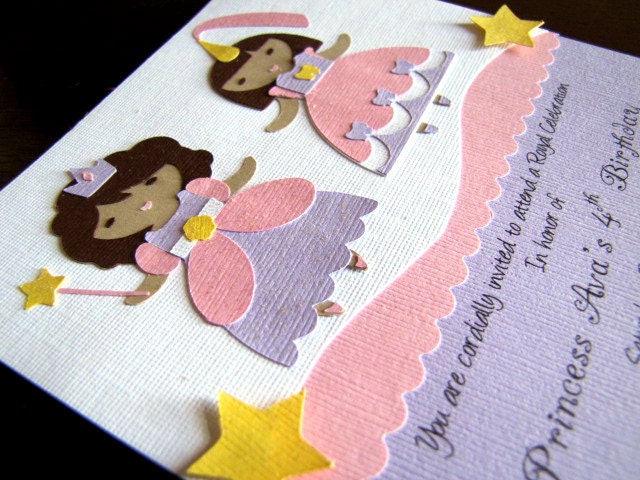 Princess Party Invitation - Paige