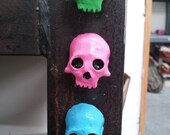 Set Of 3 Skull Magnets