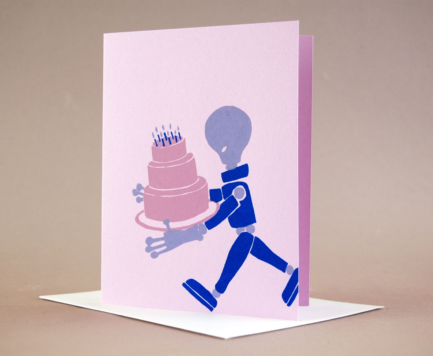 Birthday Alien Cards (set of six)