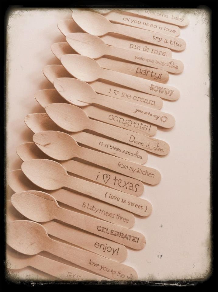 40 Disposable and Compostable Crafty Wooden Utensils Cutlery Greenware - Eco Natural
