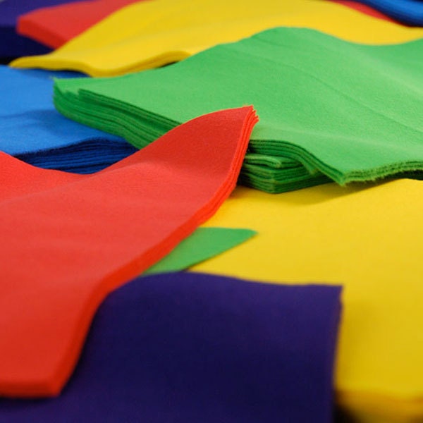 100% ACRYLIC FELT - 1 SHEET 9" X 12"