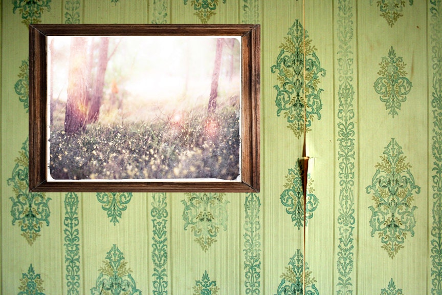 Fairy Tale Woodland Photo "Baby Birch" Ethereal Forest - Fine Art Photograph Print - Light Whimsical Photography