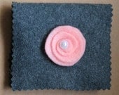 Pink Rose Felt Needle book