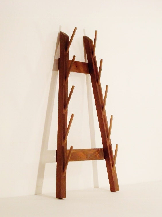 Vintage French Rack and Plates