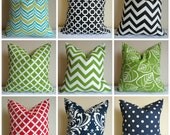OUTDOOR // Single 18 x 18 Pillow Cover // Multiple Fabric Options