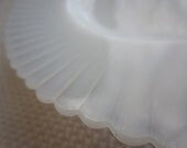 Vintage Monax Petalware Macbeth Evans Glass Oval Platter Translucent Depression Glass
